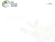 Tablet Screenshot of oursacredgarden.org